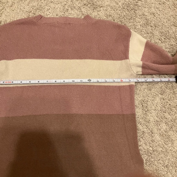 Anthropologie Love + Harmony Colorblock Knit Pullover. Size: M. Multi. - Picture 9 of 9